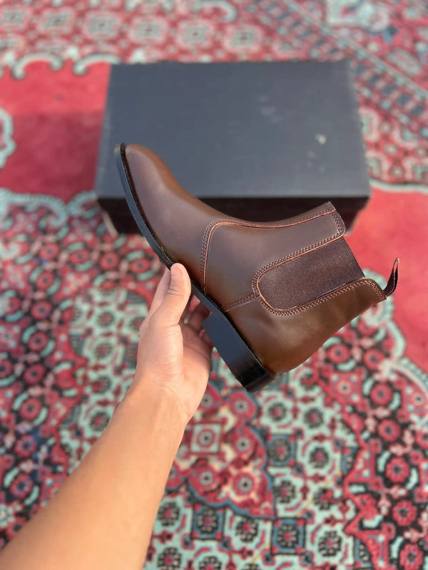 Italian Chelsea Boots ( Brown ) 🇮🇹🔥