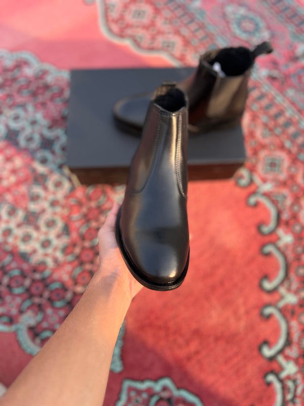 Italian Chelsea Boots (Black) 🇮🇹🔥