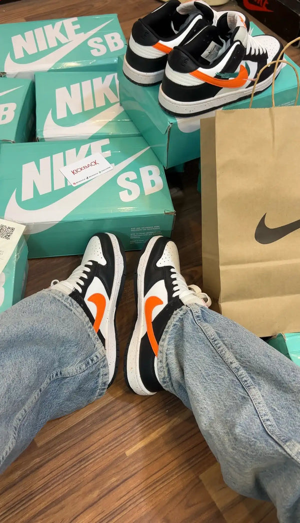 Nike Dunk low ‘Multiple Swooshes’ (Orange Swoosh)
