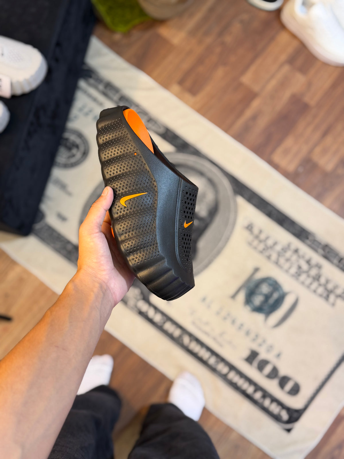 Nike Mind 001 Slide ( Black/Orange )