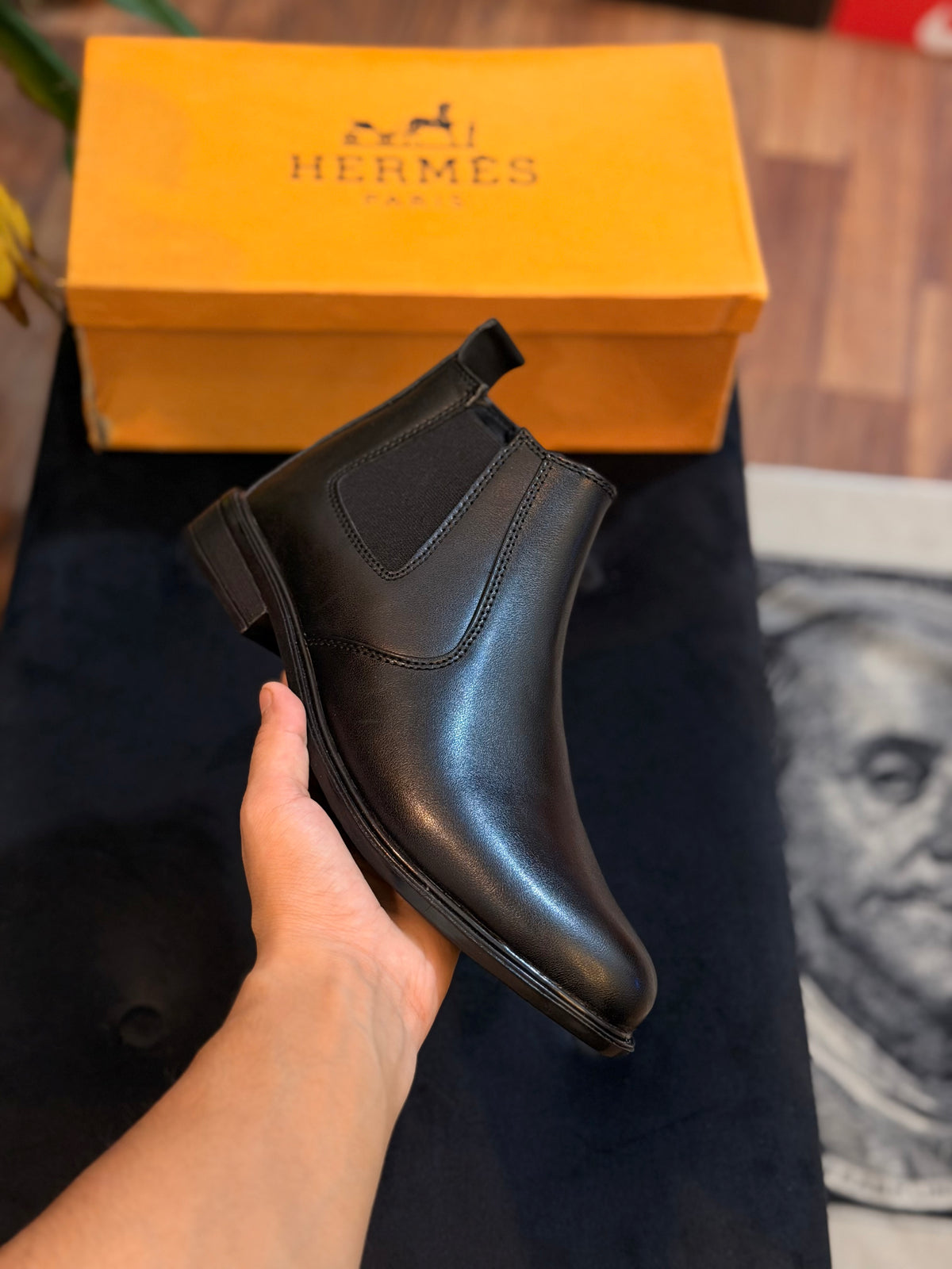 Italian Chelsea Boots (Black) 🇮🇹🔥