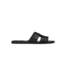 Hermes Lzmir Calfskin Sandal (Black)