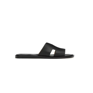 Hermes Lzmir Calfskin Sandal (Black)