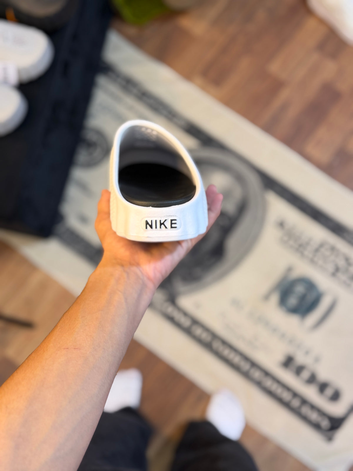 Nike Mind 001 Slide ( White/Black )
