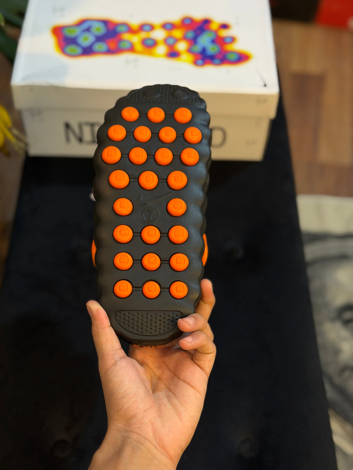 Nike Mind 001 Slide ( Black/Orange )