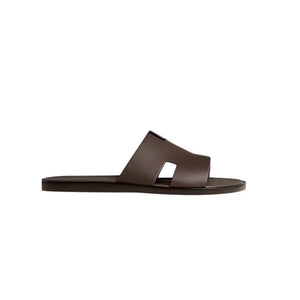 Hermes Lzmir Calfskin Sandal (Brown )