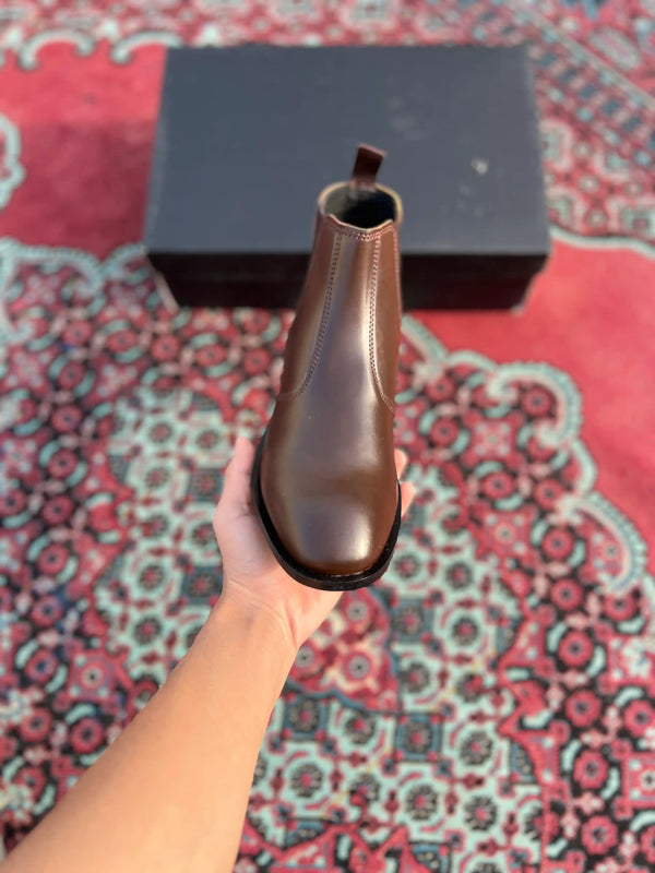 Italian Chelsea Boots ( Brown ) 🇮🇹🔥
