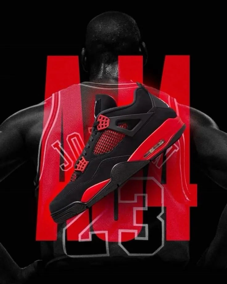 Jordan 4 Retro “Red Thunder” (Premium Packaging)