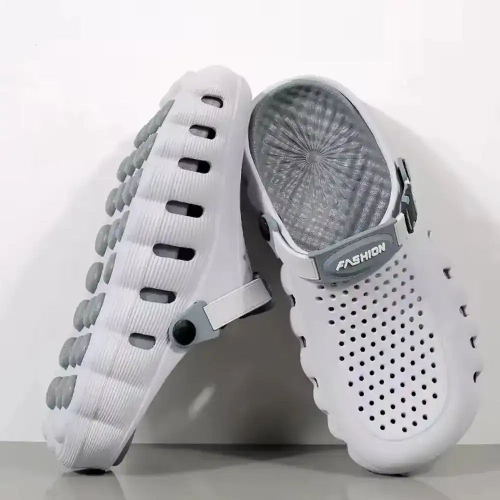 EVA Medicated Crocs ( Grey ) (PREMIUM + )