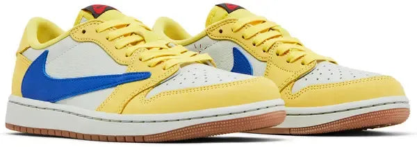 Jordan 1 Low X Travis Scott Canary ( Premium Quality)