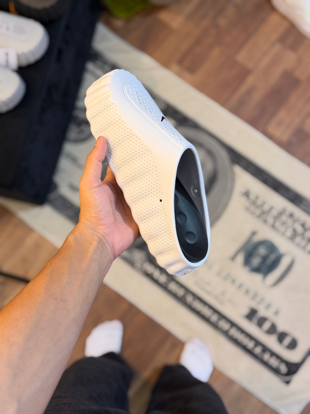 Nike Mind 001 Slide ( White/Black )