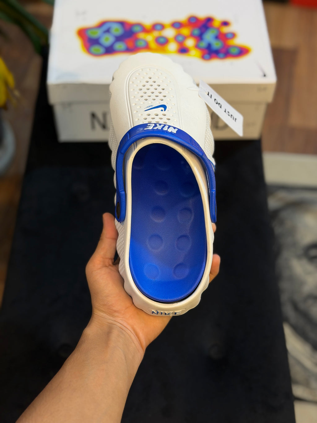 Nike Mind 001 Slide ( White/Blue )