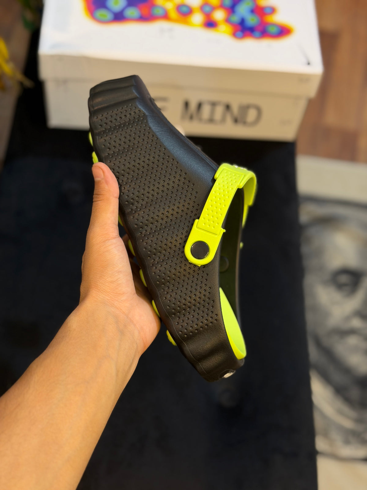 Nike Mind 001 Slide ( Black/Green )