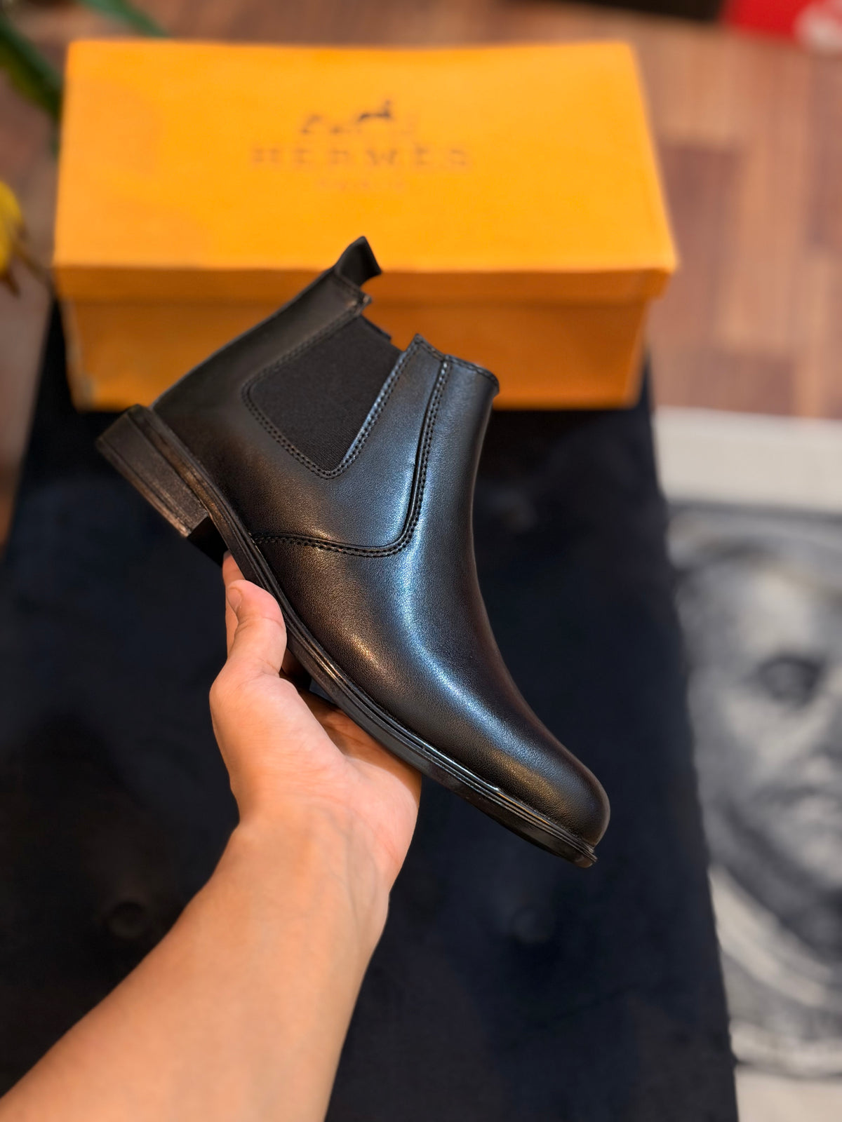 Italian Chelsea Boots (Black) 🇮🇹🔥