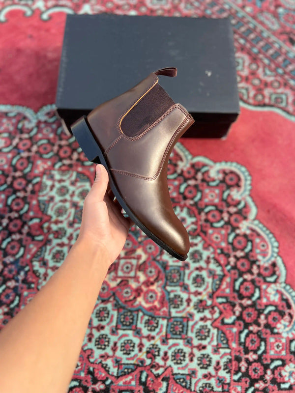 Italian Chelsea Boots ( Brown ) 🇮🇹🔥