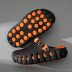 EVA Medicated Crocs ( black & Orange ) (PREMIUM +)