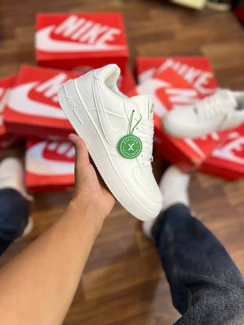 Nike Air Force 1 Triple White (Low Top )