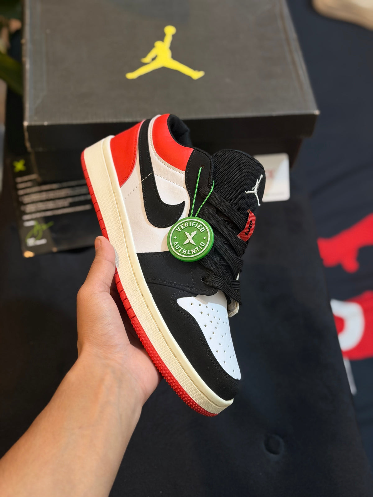 Nike Air Jordan 1 Low Retro ‘Bred Toe’