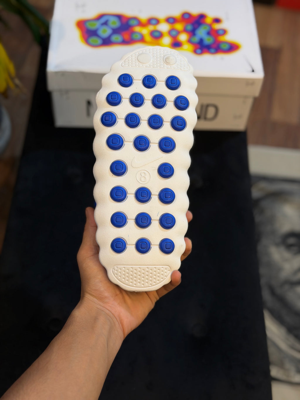 Nike Mind 001 Slide ( White/Blue )