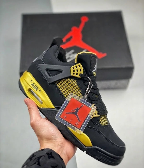 Jordan 4 Retro “Yellow Thunder” (Premium Packaging)