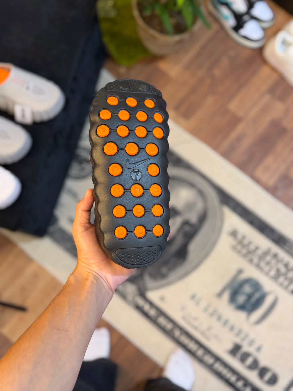 Nike Mind 001 Slide ( Black/Orange )
