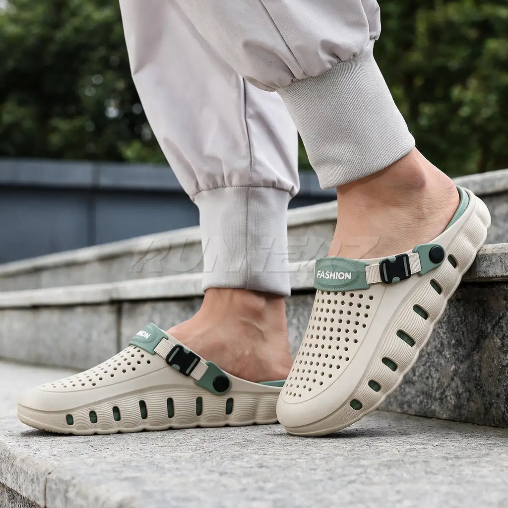 EVA Medicated Crocs ( Green ) (PREMIUM + )