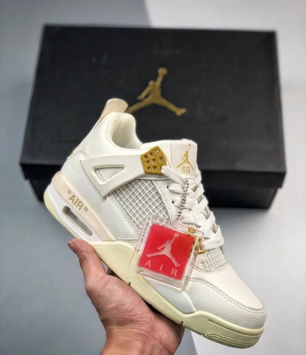 Jordan 4 Retro “Metallic Gold” ( Premium Packaging )