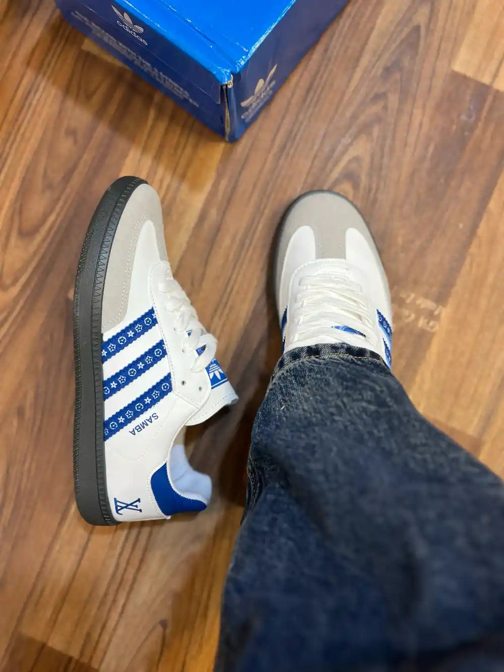 Adidas Samba X Louis Vuttion ( Blue Gum )( Special Edition ) 🔥