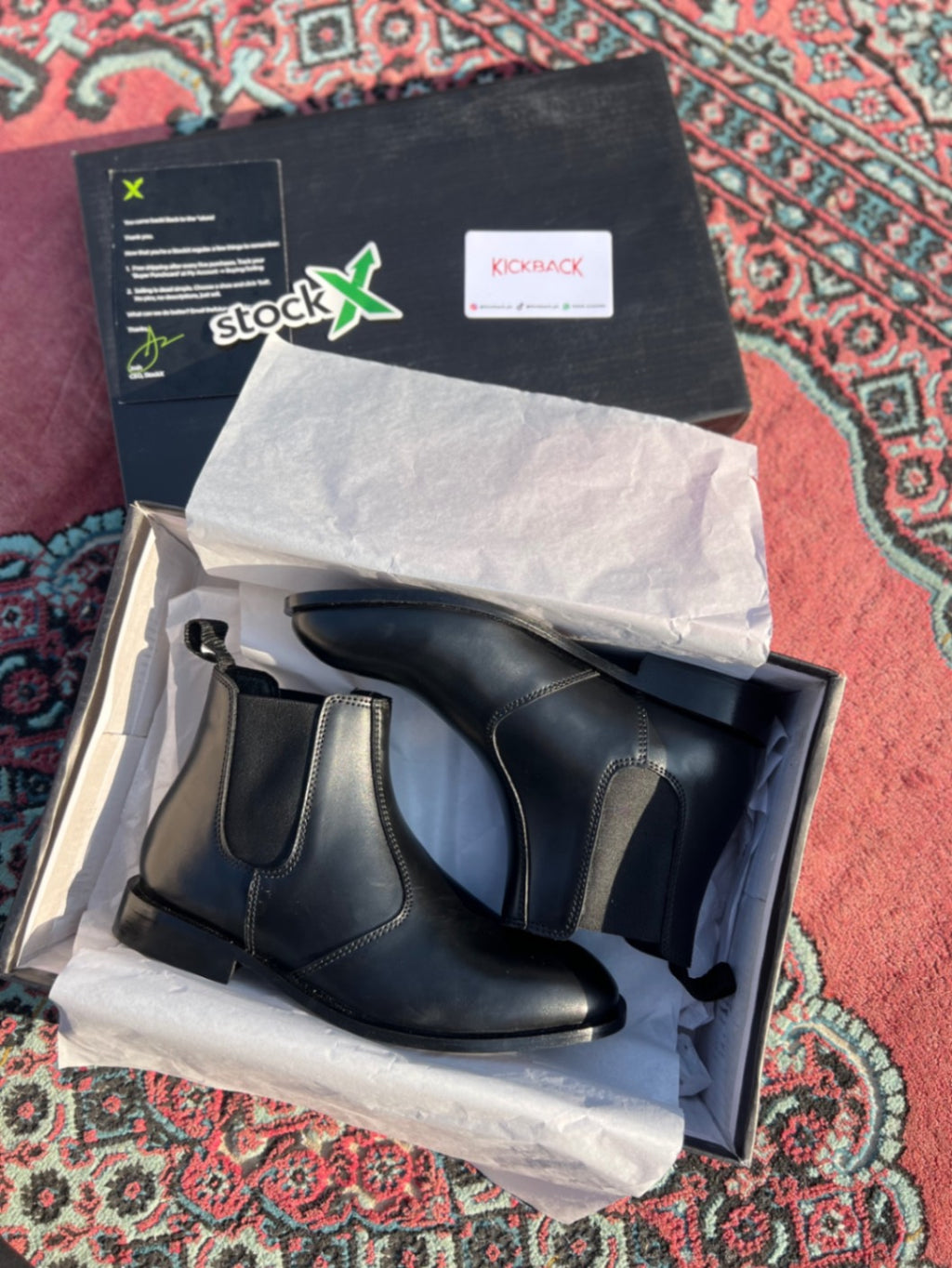 Italian Chelsea Boots (Black) 🇮🇹🔥
