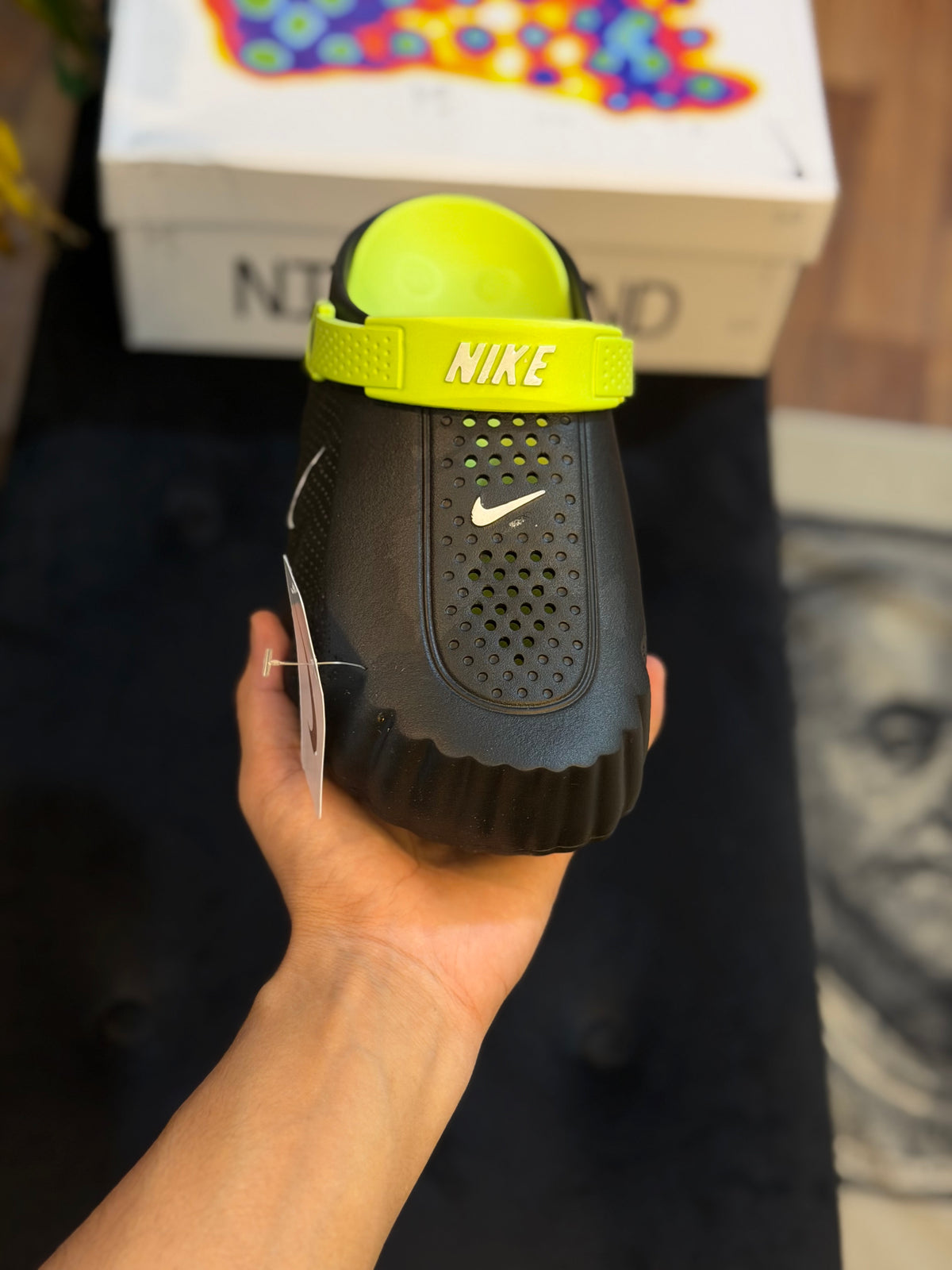 Nike Mind 001 Slide ( Black/Green )