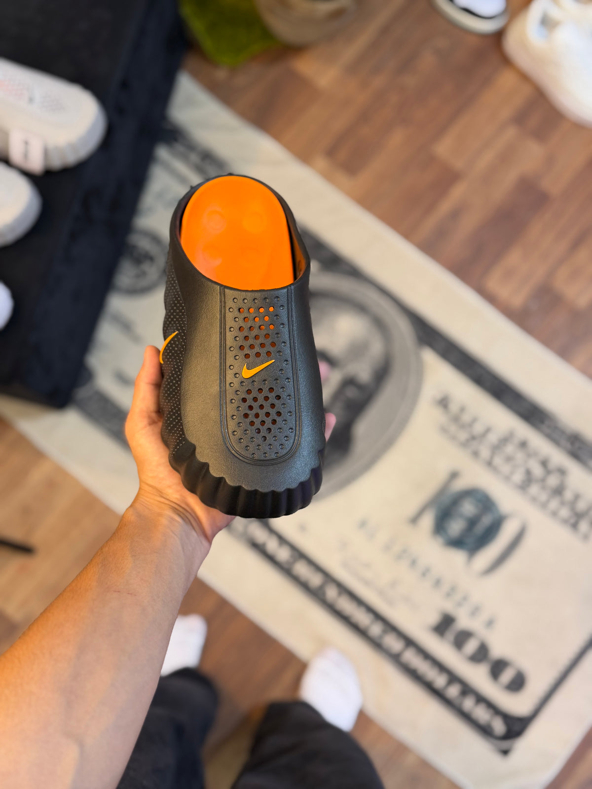 Nike Mind 001 Slide ( Black/Orange )