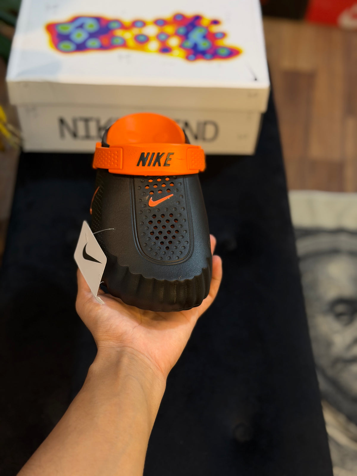 Nike Mind 001 Slide ( Black/Orange )