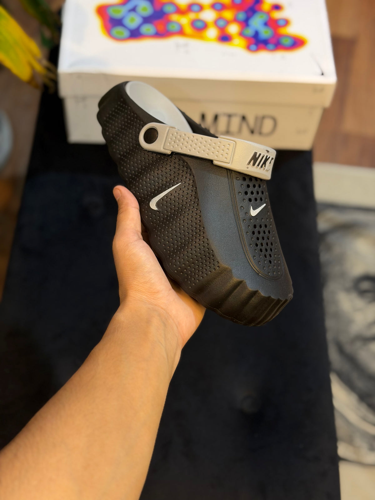 Nike Mind 001 Slide ( Black/Grey )