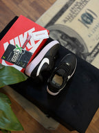 Nike Air Force 1 Black ( White Swoosh )