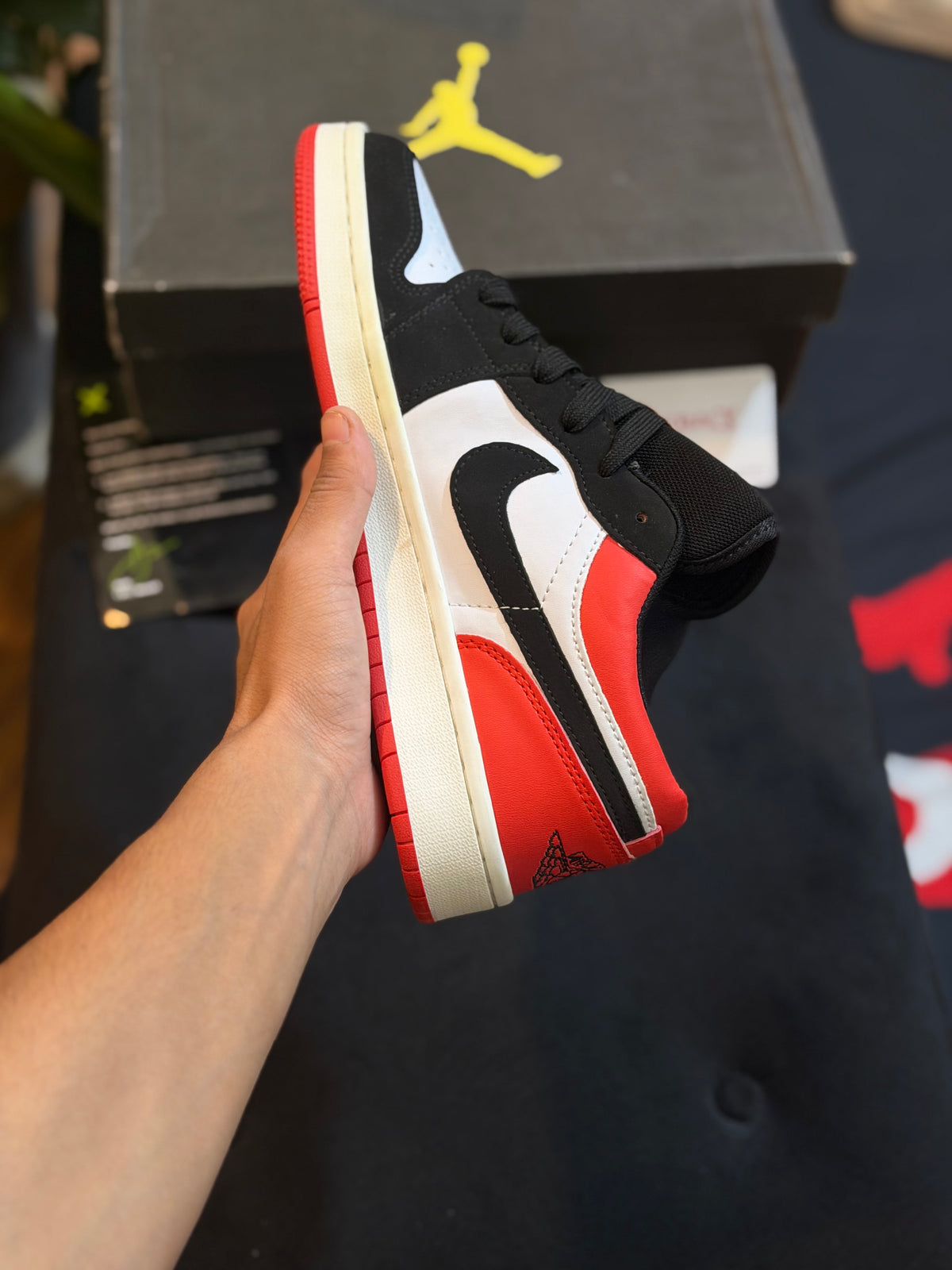 Nike Air Jordan 1 Low Retro ‘Bred Toe’