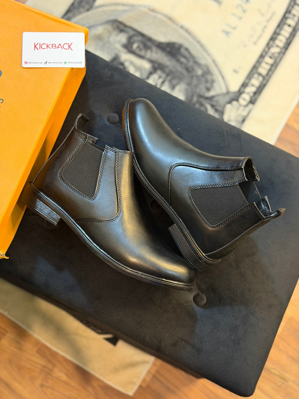 Italian Chelsea Boots (Black) 🇮🇹🔥