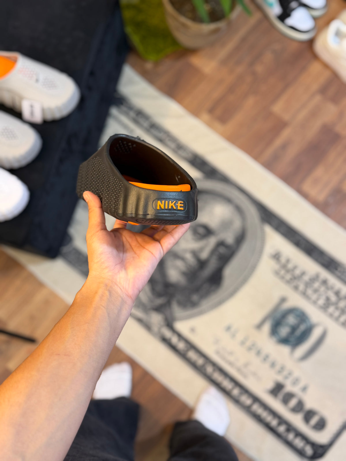 Nike Mind 001 Slide ( Black/Orange )
