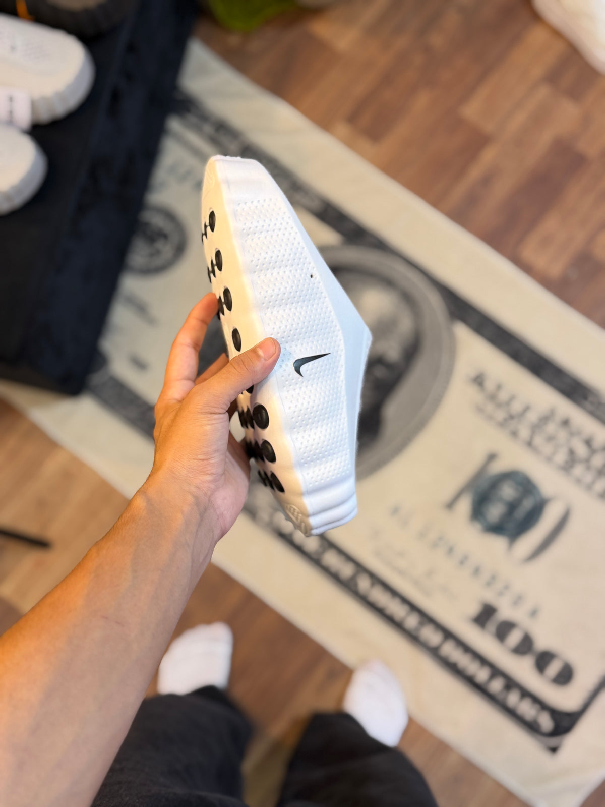 Nike Mind 001 Slide ( White/Black )