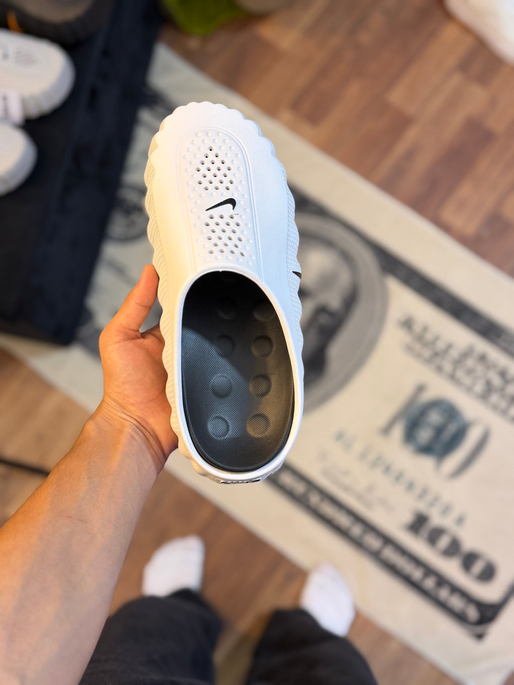Nike Mind 001 Slide ( White/Black )