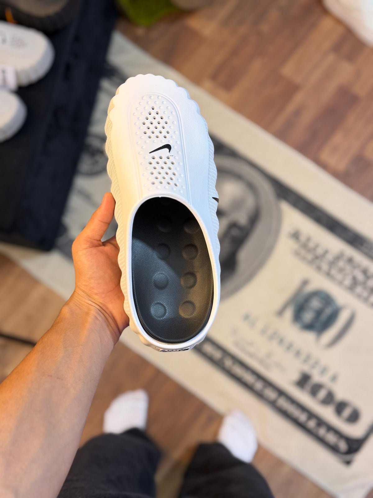 Nike Mind 001 Slide ( White/Black )