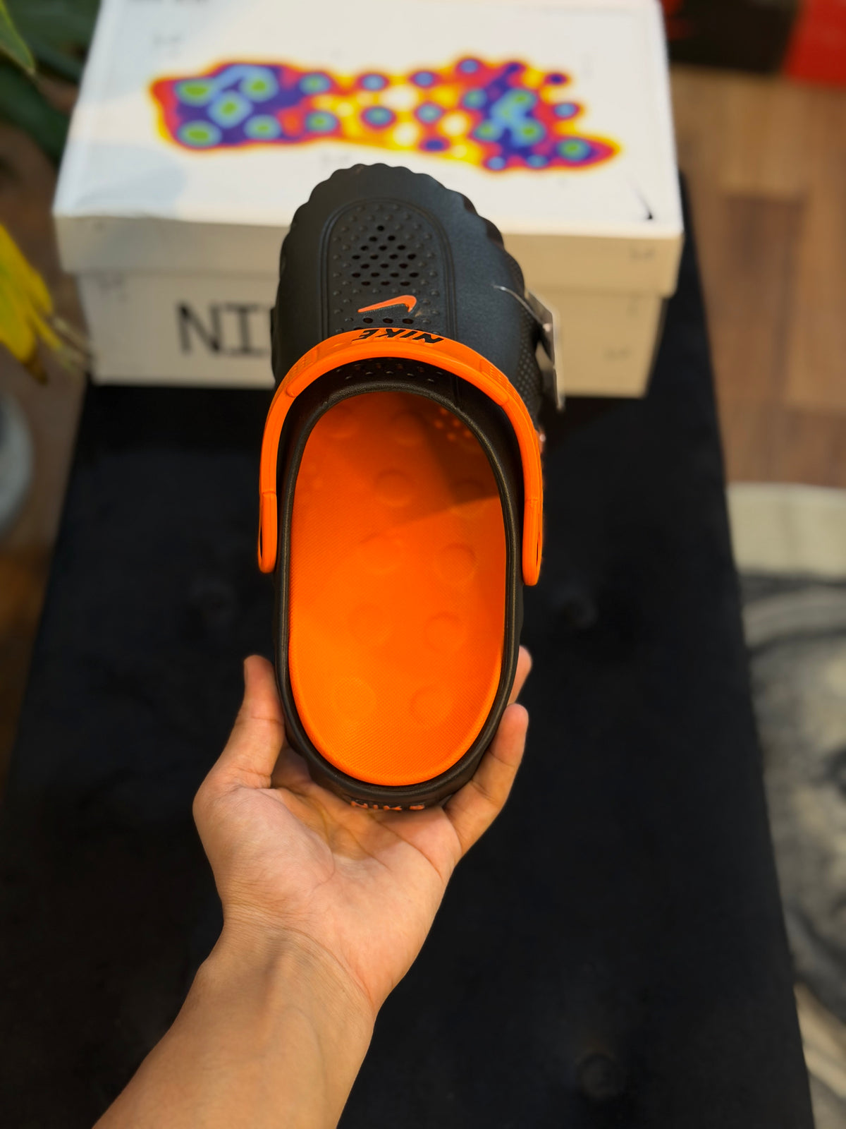 Nike Mind 001 Slide ( Black/Orange )