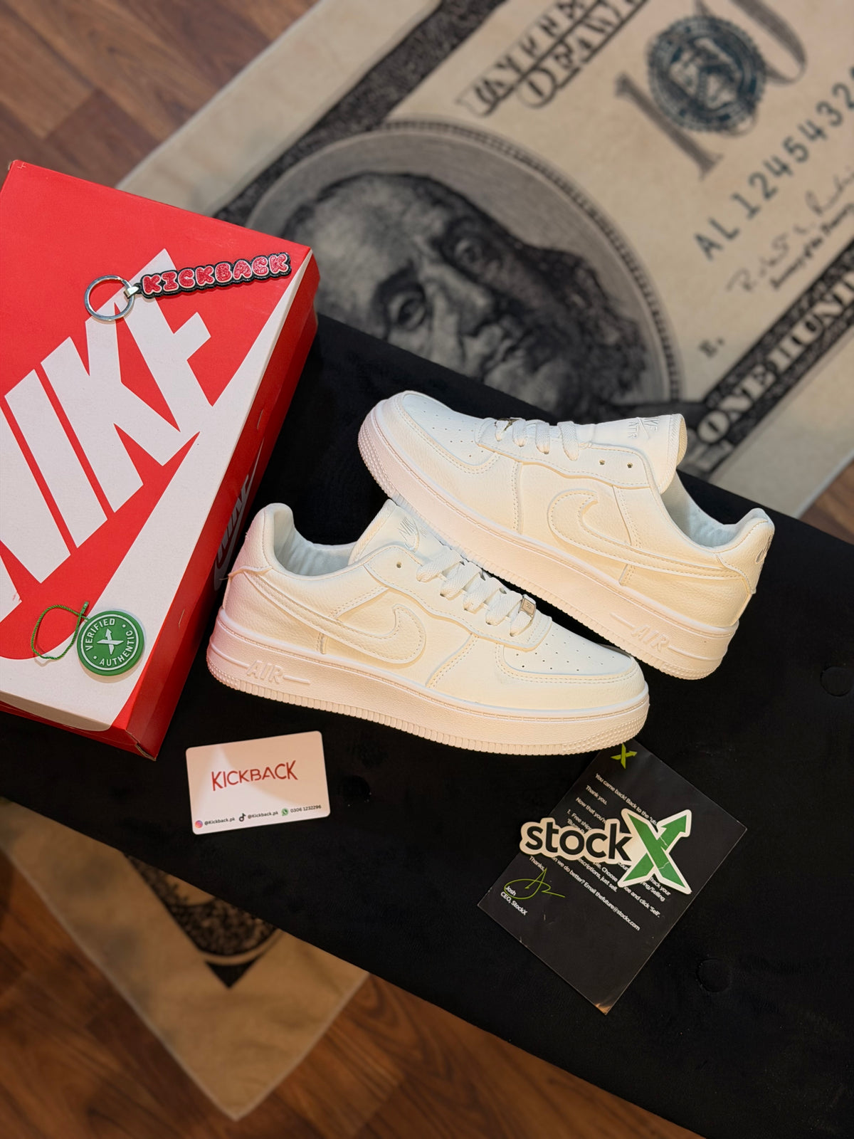 Nike Air Force 1 Triple White (Low Top )