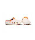 EVA Medicated Crocs ( White Orange ) (PREMIUM + )
