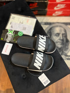 Nike Offcourt White & Black Slides (Premium +)