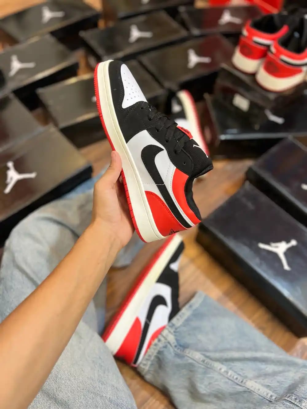 Nike Air Jordan 1 Low Retro ‘Bred Toe’